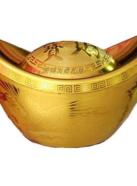 会所新年招财进宝糖果礼品盒摆件