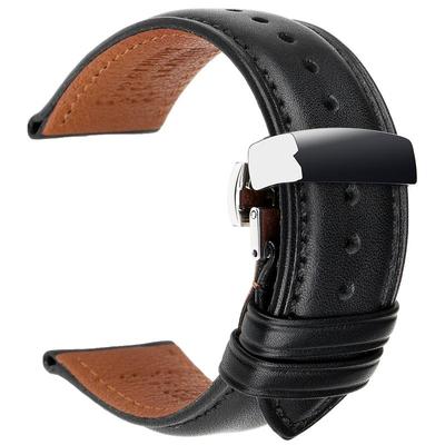 迈刻时进口柔软小牛皮真皮表带