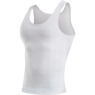 夏季塑身衣男藏肉神器冰丝运动塑形瘦身衣紧身束胸收腹背心束身衣