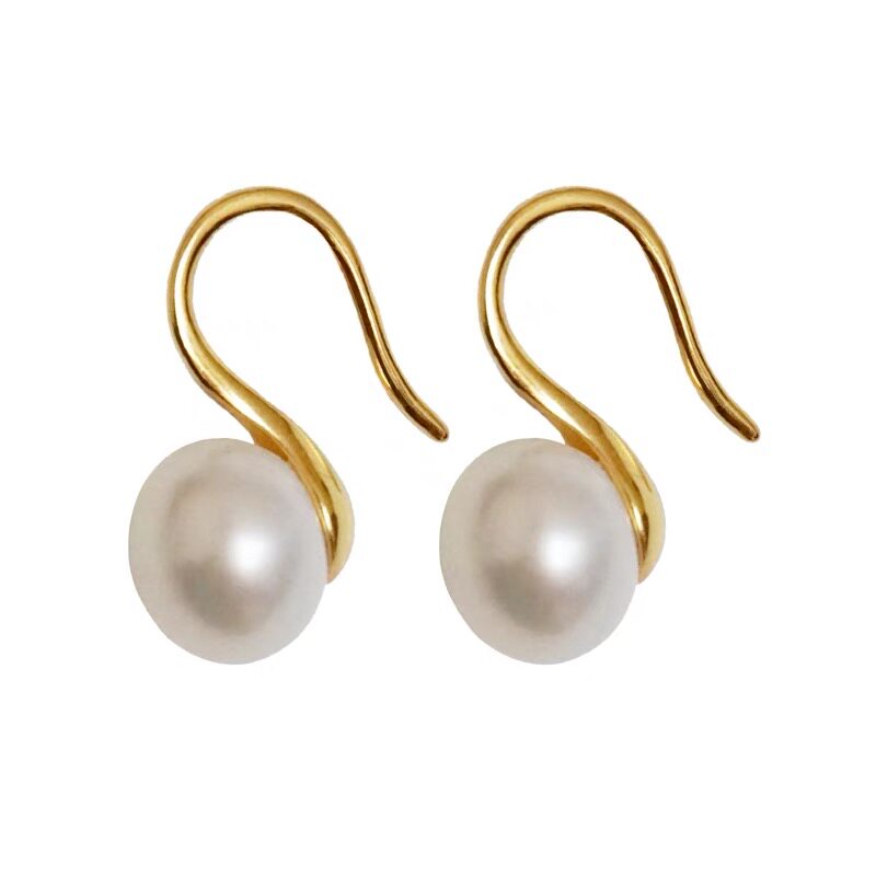 天然淡水珍珠耳钉女纯银正品珍珠耳饰耳环2026新款爆款高级感