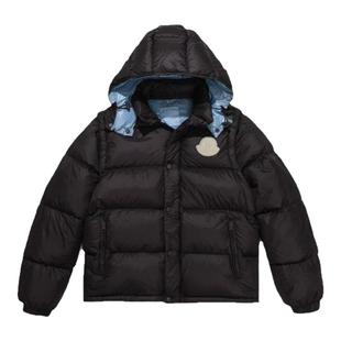 羽绒服男女同款白鸭绒袖子可拆卸连帽加厚马甲保暖外套两穿面包服