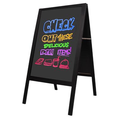 店铺门口双面手写黑板立式可折叠