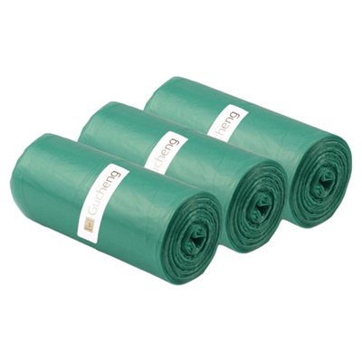 固成平口60只特厚双面4丝垃圾袋