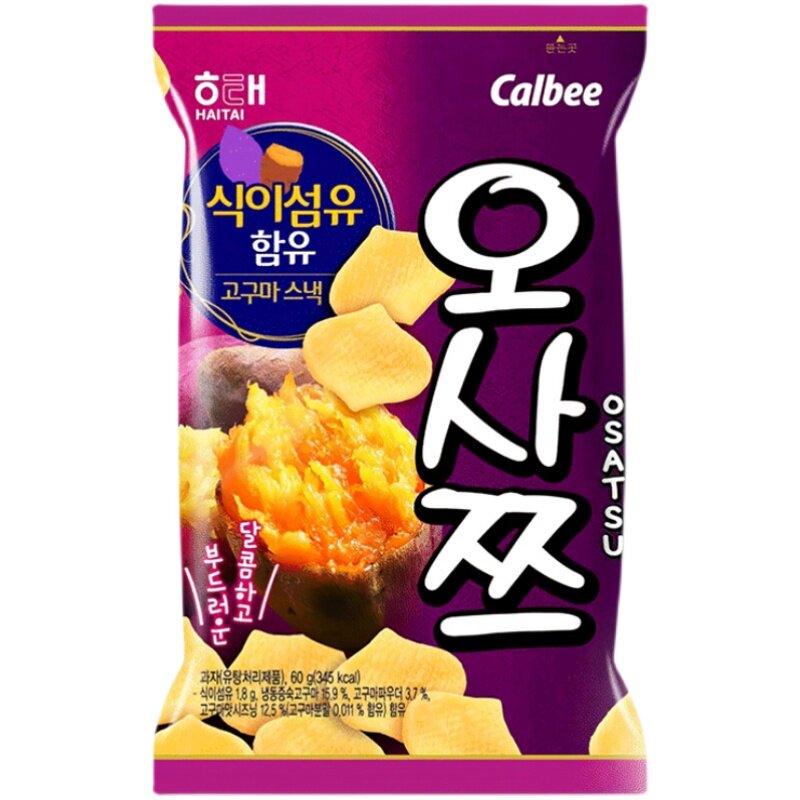 海太韩国进口办公室薯片地瓜60g