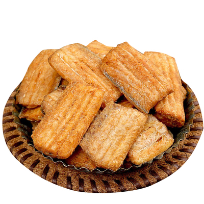 新货香酥带鱼酥即食酥脆烘烤带鱼干非油炸鱼休闲香酥带鱼酥500g
