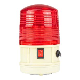 充电警示灯施工夜间闪烁信号爆闪灯方便携带磁铁路障灯声光报警器