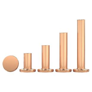 国标纯紫铜全铜 敲击式实心平头铆钉 平帽铜钉M2M2.5M3M4M5M6M8mm