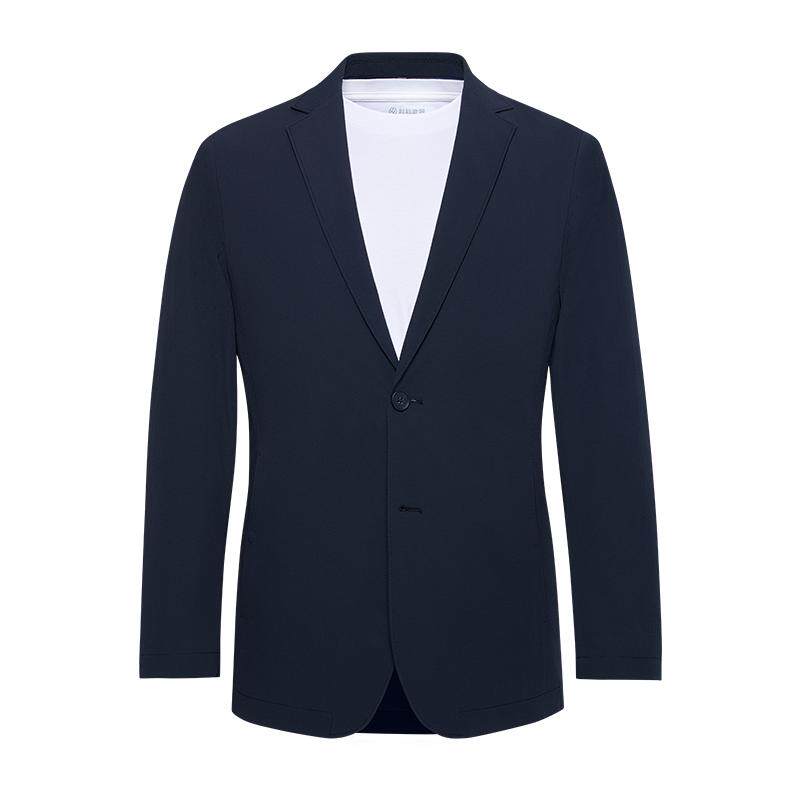 衬衫老罗[新锐一号]树皮纹休闲西服男抗皱西装外套单西251B0S513N