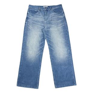 ComicTree C.t 2025冬季新款水洗休闲灯芯绒直筒长裤子男士抗皱潮