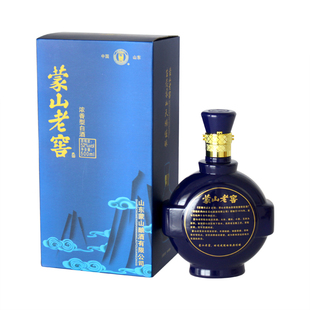 52度蒙山老窖贵宾500ml纯粮酿造正品山东沂蒙特产蒙阴浓香型白酒