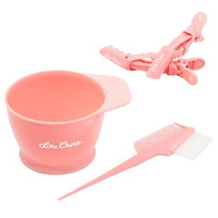 Lime Crime独角兽染发工具混合碗刷夹套装发夹自己在家染发