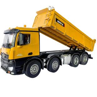 大型遥控翻斗自卸车儿童运输工程汽车玩具男孩合金大货车卡车模型