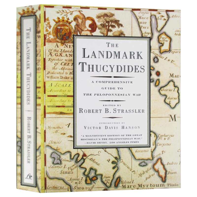 修昔底德 伯罗奔尼撒战争史 英文原版 Landmark Thucydides Comprehensive Guide to the Peloponnesian War Robert B Strassler