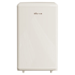 小熊120L复古小冰箱迷你家用小型办公室客厅冷冻冷藏高颜值冰吧