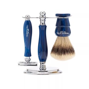 英国进口TruefittHill特洛菲特手动剃须刀刮胡银禧高档伴手礼物男