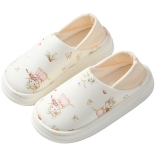 月子鞋冬孕妇包跟软底防滑3月份4夏季产后厚底产妇春秋款棉拖鞋女