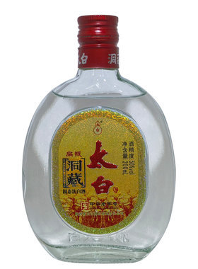 洞藏太白酒50度200ml扁瓶洞藏太白酒固态法白酒小酒自饮