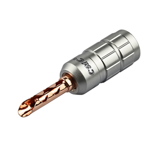 黄铜镀紫铜香蕉头音箱接线头HiFi音响配件主音箱线喇叭线环绕线头