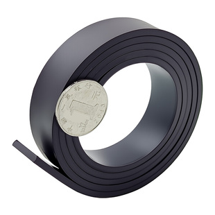 橡胶软磁条异性振动盘电梯强磁条1000X15X3/6/8/10mm软磁铁双面磁