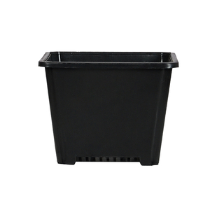 小黑方形韩式家用多肉育苗扦插方盆大白方塑料景天花盆养花种植盆