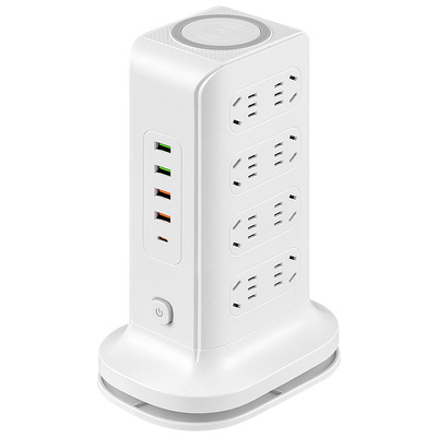 公正午插座带快充USB无线充电