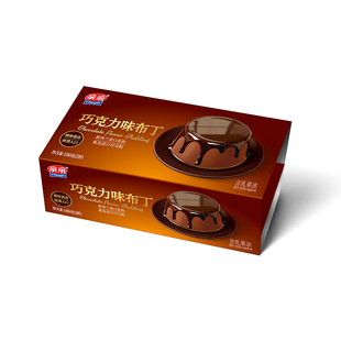 亲亲巧克力味布丁即食甜品盒装180g精致下午茶点心追剧解馋小零食