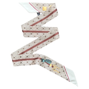 加长肩带小丝巾缠包带装饰neveful单肩包包手提改造飘带领巾 腰带