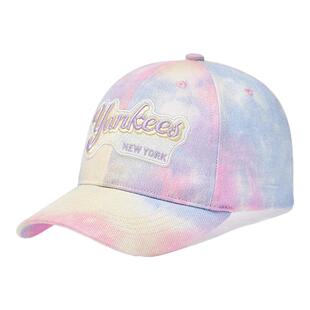 MLB儿童官方女童精致时髦字母刺绣图案可调节棒球帽26春夏新款