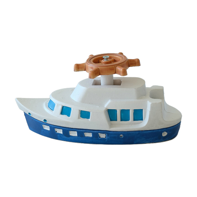 地中海风帆船模型树脂小船摆件