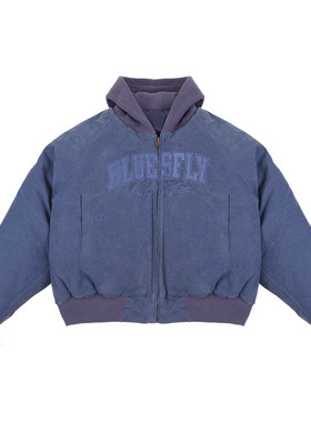 BLUESFLY洗水bomber棉服夹克外套