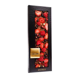 匈牙利进口chocome草莓樱桃牛奶黑巧克力110g精美礼盒情人节送礼