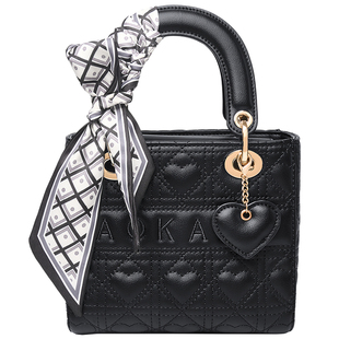 奥康戴妃包女士2026新款斜挎包大容量单肩包高级通勤包轻奢手提包