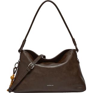 百思图26春商场新款大容量托特包hobo腋下流浪包单肩包女JA128AX6