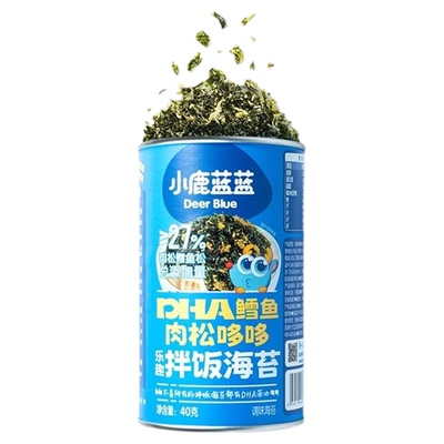 小鹿蓝蓝芝麻拌饭海苔