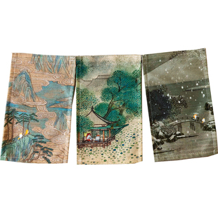 CatS特别定制 餐桌帘 国风卡通萌猫防挡吃猫罐头时四溅上墙 包邮