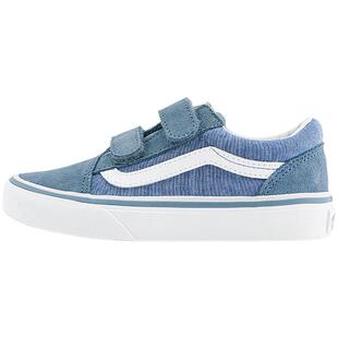 Vans范斯童鞋官方 Old Skool V灰蓝色中大童板鞋