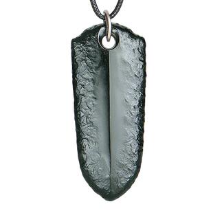 印象眸和田玉无事牌吊坠男款黑青玉箭簇吊坠玉坠项链玉佩玉石挂件