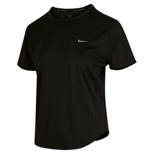 NIKE耐克Dri-FIT速干短袖跑步上衣夏季女子短袖针织衫HQ0649-010