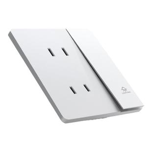 国际电工一开四孔开关插座厨房4孔带开关二二2插四眼双控床头面板