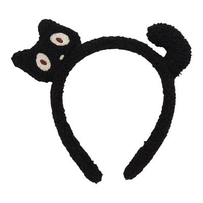 卡通可爱立体毛绒猫咪洗脸发箍女