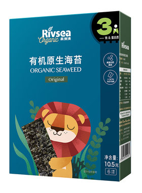 禾泱泱有机原生海苔儿童零食
