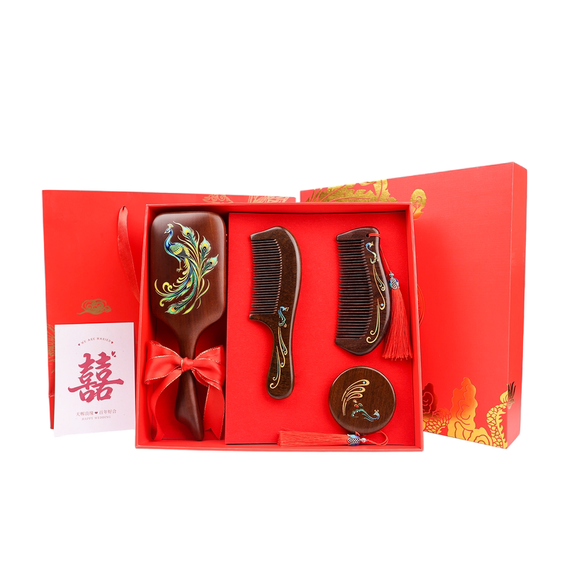 按摩梳随身便携头部经络梳子