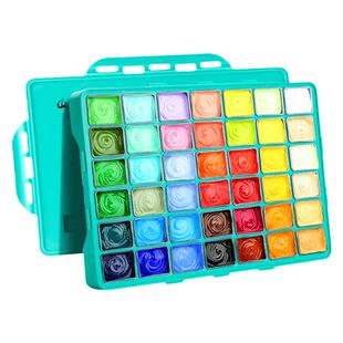 青竹画材大师水粉颜料套装美术生专用丙粉42色80ml48色50ml艺考集训专业绘画舰官方工具线下同款色彩青竹旗