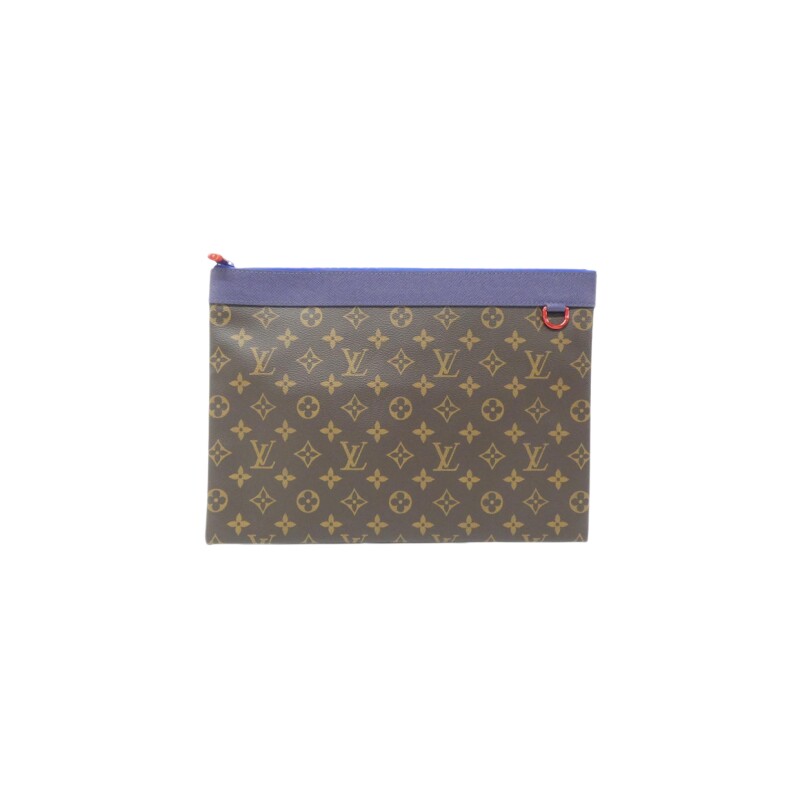 中古LV路易威登女包A级95新 Pacific Pochette老花手拿包BRANDOFF