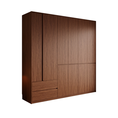 政补定制红橡木衣柜新款家用衣橱