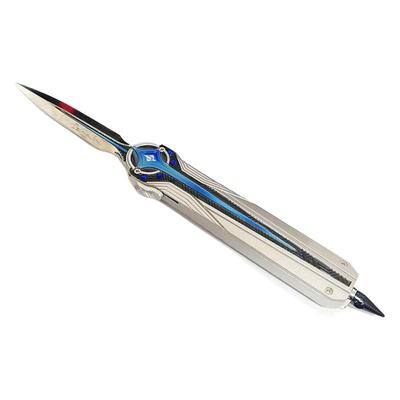 三角洲行动周边北极星刀怜悯弹簧可伸缩刀影锋金属合金模型未开刃