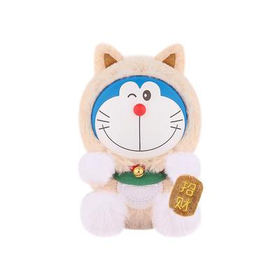 哆啦A梦许愿招财猫毛绒