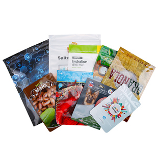 免费排版设计LOGO图案定制塑料自封牛皮纸异形食品包装袋定做印刷