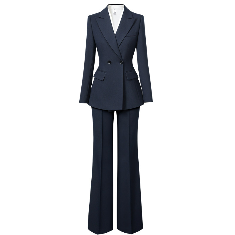 西装女2025秋季新款面试正装教师考公上班穿搭高端外套西服套装女