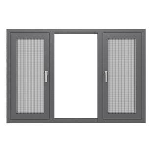 伊盾门窗天空之城窗纱一体系统窗内外开阳台隔音断桥铝合金落地窗